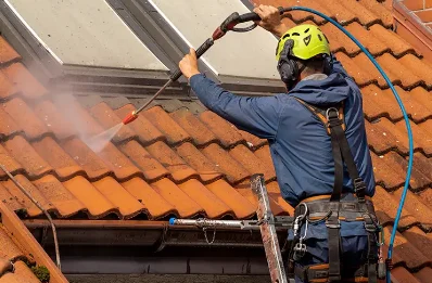 Démoussage et hydrofuge de toiture à Cazaux-Savès